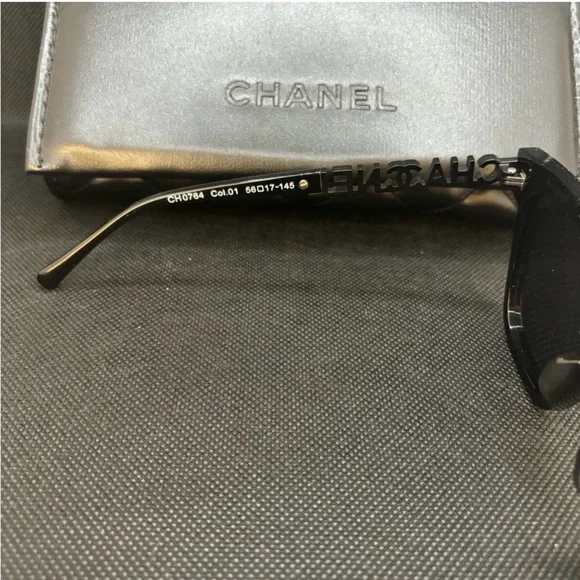 Women’s Black Chanel Sunglasses - Picture 6 of 8